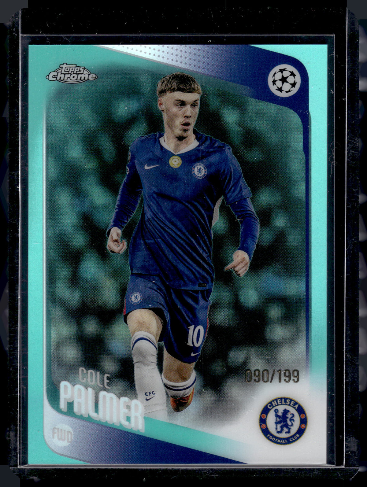 HL-INV 2026 Topps Chrome UEFA Club Comp Cole Palmer #118 Aqua Refractor /199