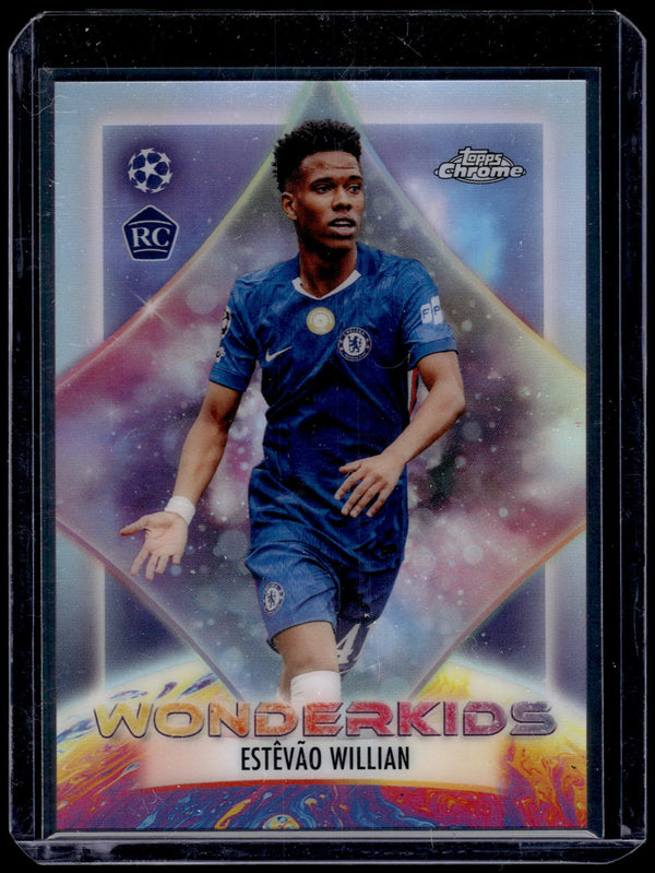 2026 Topps Chrome Wonderkids Estêvão Willian #WK-3 Refractor RC