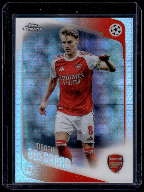 2026 Topps Chrome UEFA Champions League Martin Ødegaard #157 Prism
