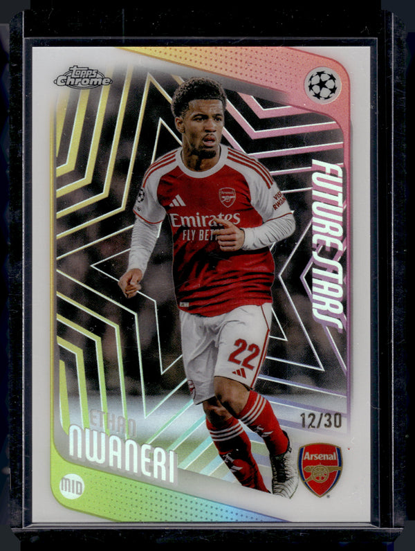 2026 Topps Chrome Future Stars Ethan Nwaneri #21 /30