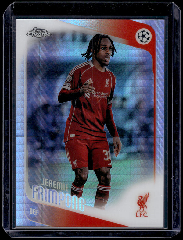 2026 Topps Chrome Jeremie Frimpong #6 Prism