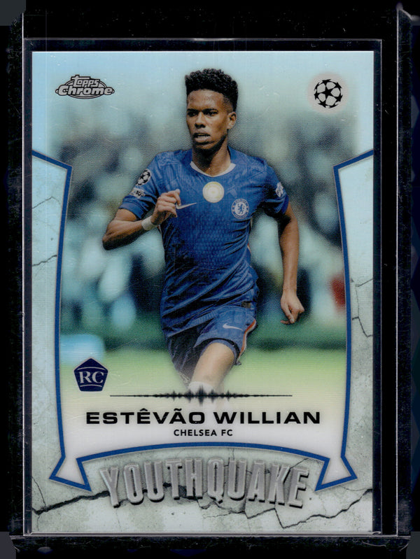 2026 Topps Chrome Youthquake Estêvão Willian #YQ-3 Refractor RC