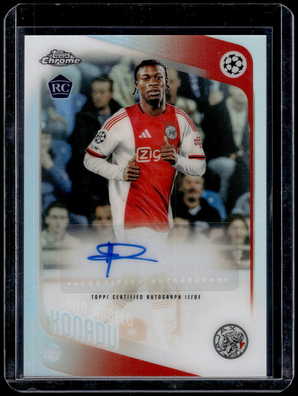 2026 Topps Chrome UEFA  Don-Angelo Konadu #CA-DK Refractor Auto RC