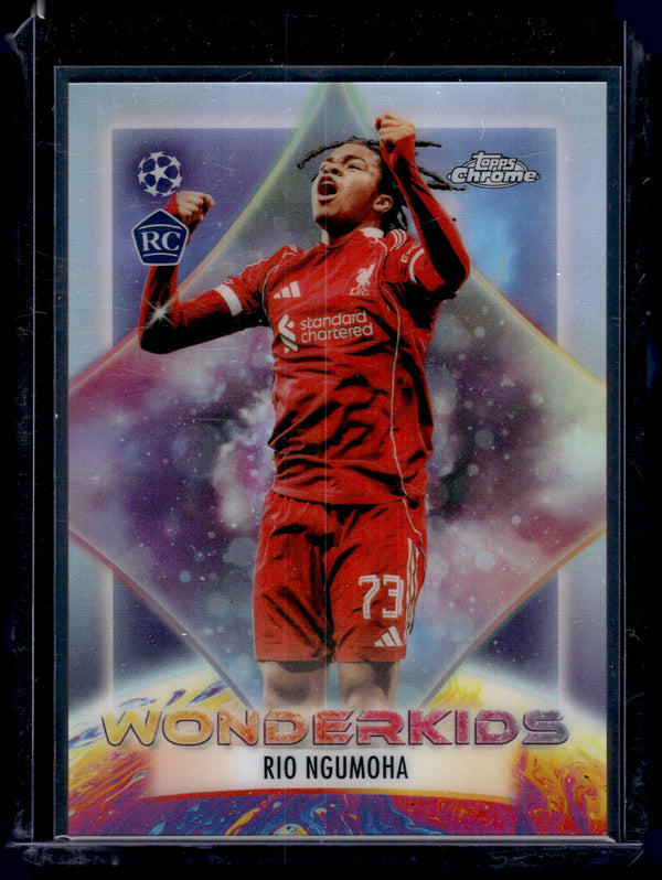 2026 Topps Chrome Wonderkids Rio Ngumoha #WK-1 Refractor RC