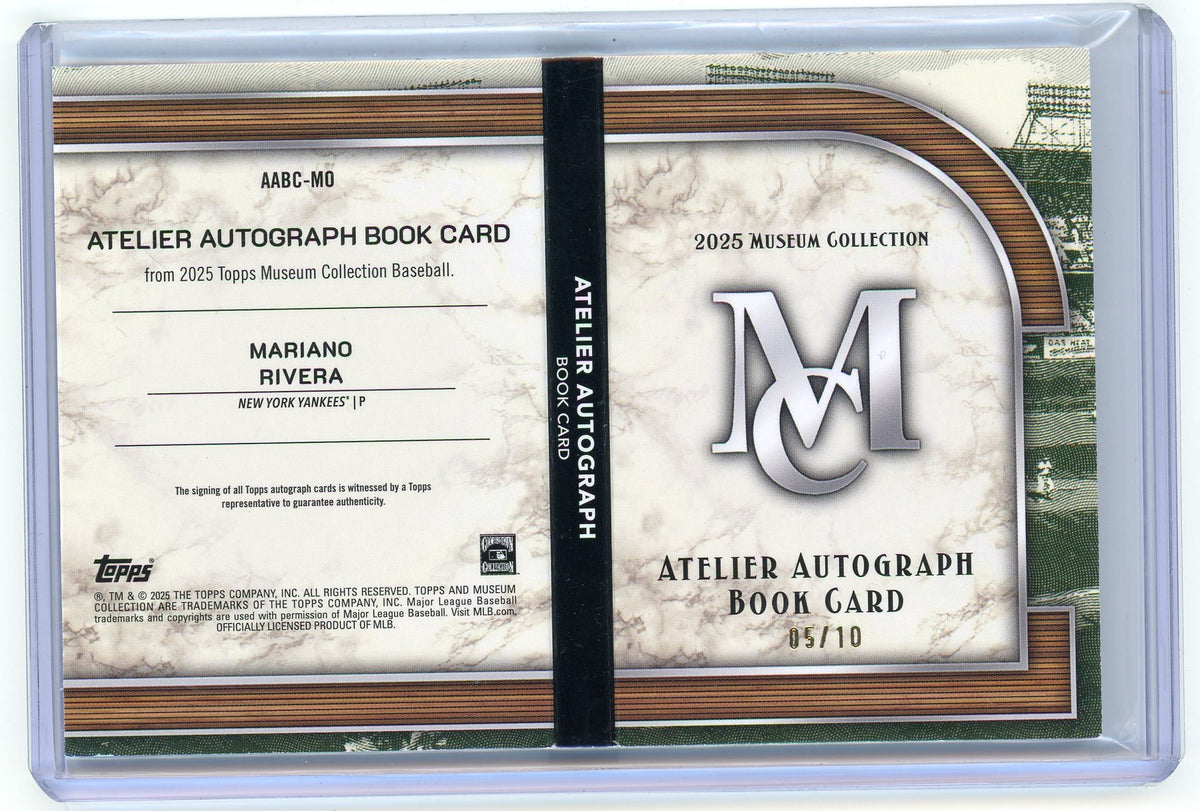 HL-P01 2025 Topps Museum Collection Atelier Auto Mariano Rivera #AABC-MR /10