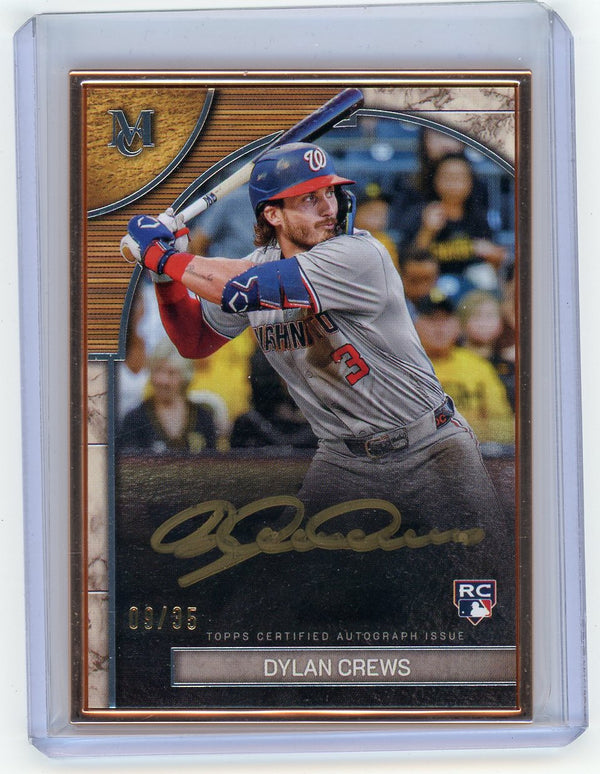 2025 Topps Museum Collection Dylan Crews #FMA-DC /35 Auto RC