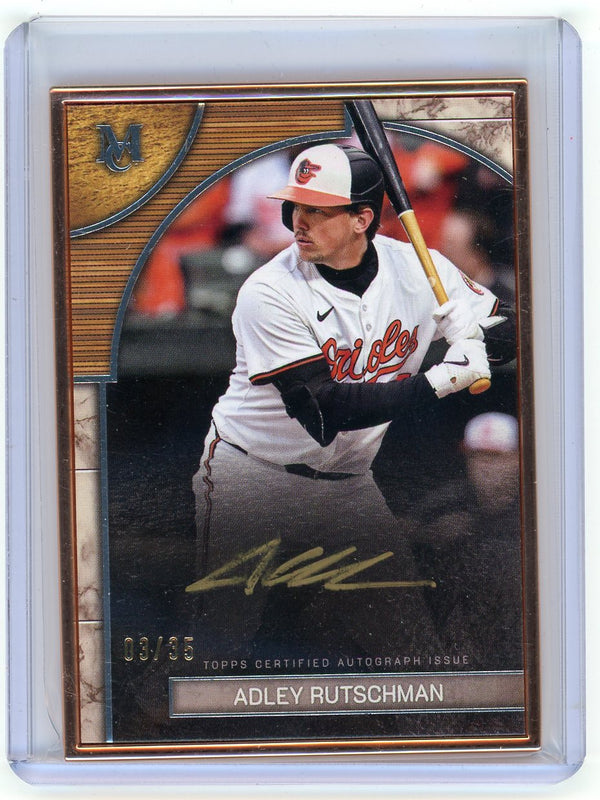 2025 Topps Museum Collection Adley Rutschman #FMA-ARU Bronze /35 Auto