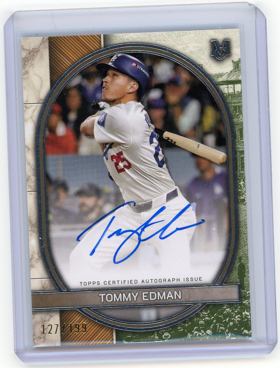 HL-P01 2025 Topps Museum Collection Tommy Edman #AA-TE /199 Archival Autograph