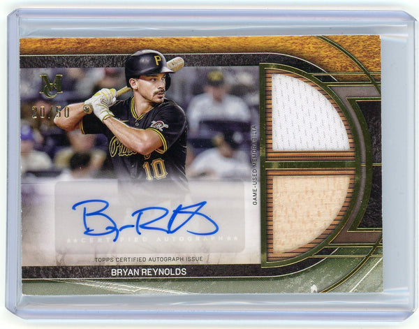 2025 Topps Museum Collection Dual Relic Bryan Reynolds #SPDRA-BR /50 Auto