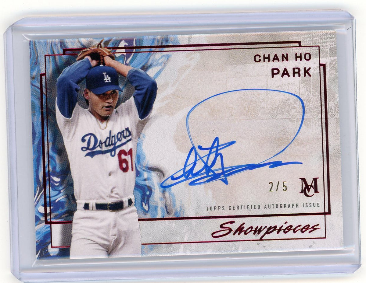 HL-P01 2025 Topps Museum Collection Showpieces Chan Ho Park #SA-CH /5 Auto