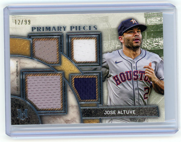 2025 Topps Museum Primary Pieces Jose Altuve #SPPQ-JAL Relic /99