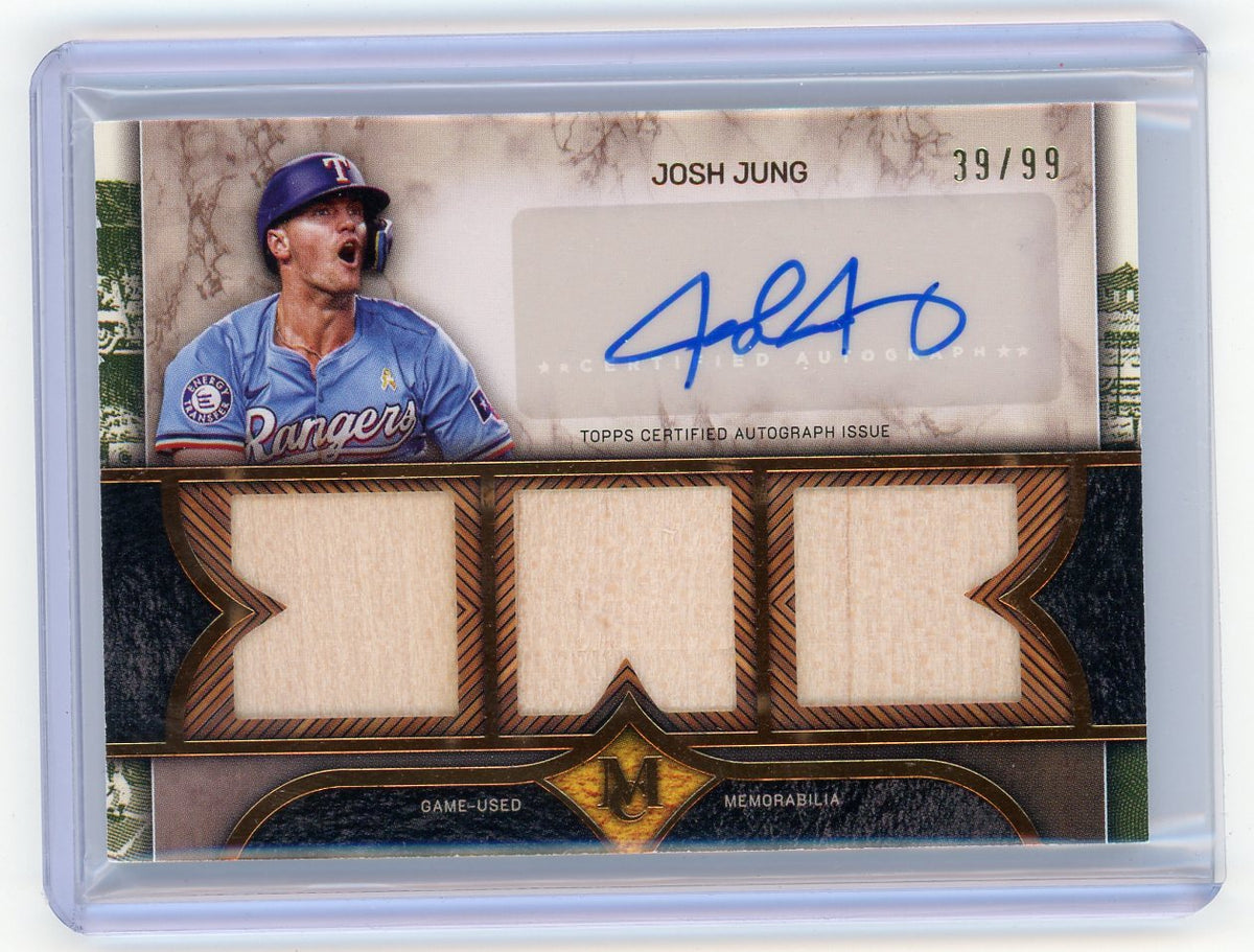 HL-P01 2025 Museum Josh Jung Triple Relic Auto RC /99 #SPTRA-JJ