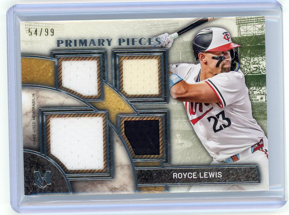 HL-P01 2025 Museum Royce Lewis Primary Pieces Silver Quad Relic /99 #SPPQ-RL