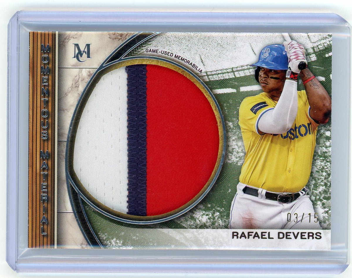 HL-P01 2025 Museum Rafael Devers Momentous Material Jumbo Patch /15 #MMJP-RD
