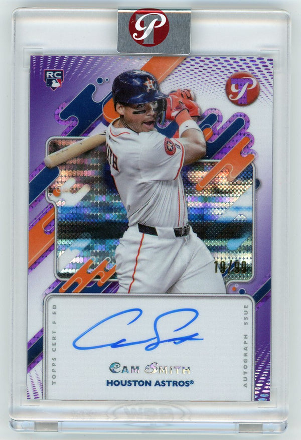 2025 Topps Pristine Cam Smith #PA-CAM Purple /99 Auto RC