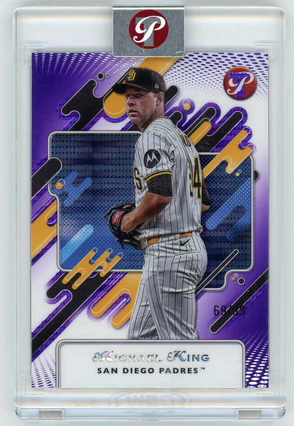 2025 Topps Pristine Michael King #228 Purple Refractor /99