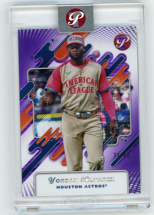 2025 Topps Pristine Yordan Alvarez #260 Purple /99