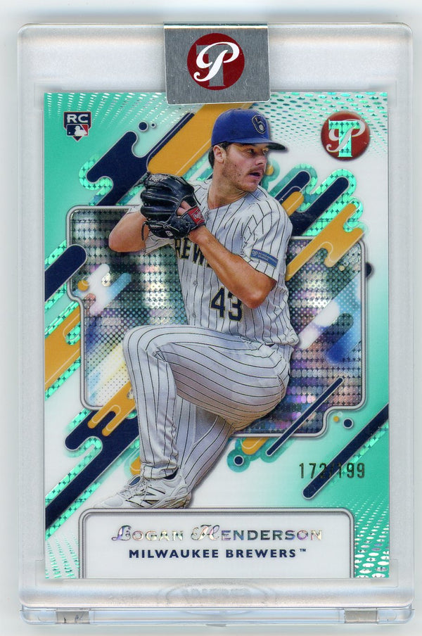 2025 Topps Pristine Logan Henderson #221 Aqua Refractor /199 RC