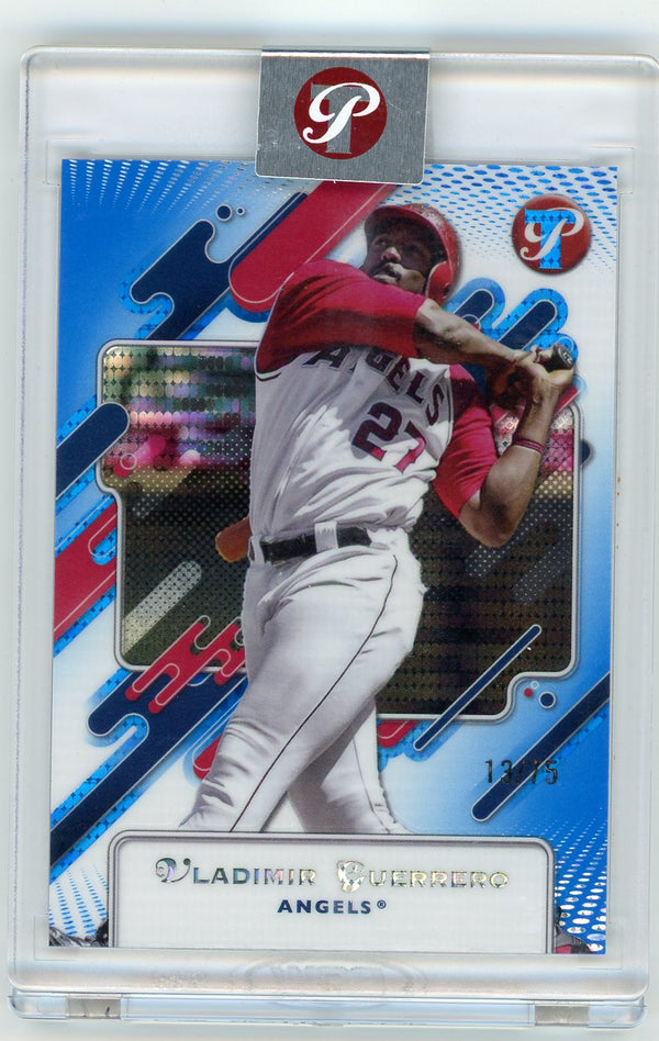 2025 Topps Pristine Vladimir Guerrero #138 Blue Refractor /75
