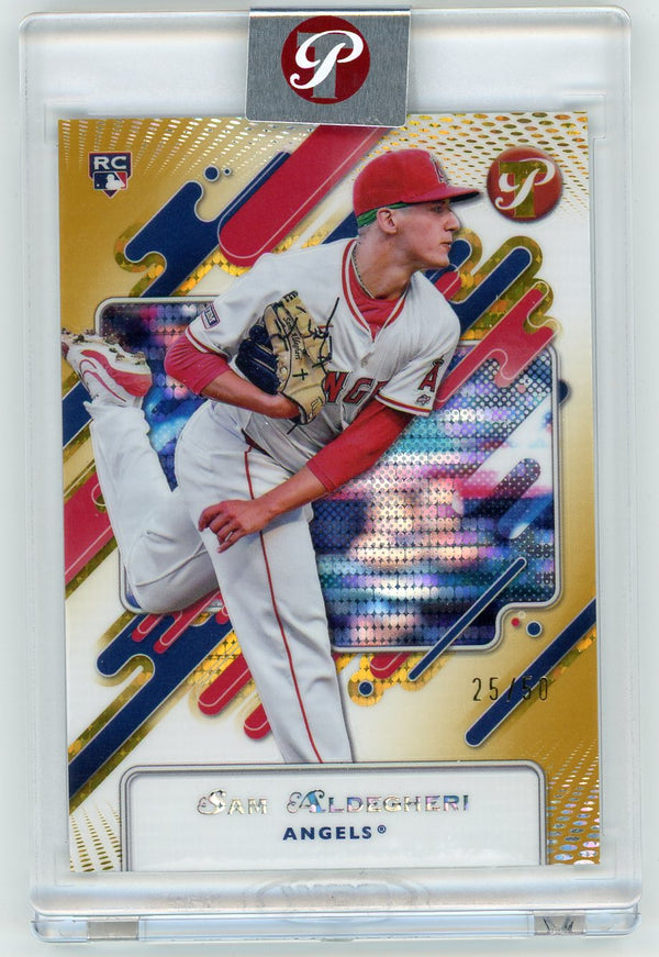 2025 Topps Pristine Sam Aldegheri #150 Gold Refractor /50 RC