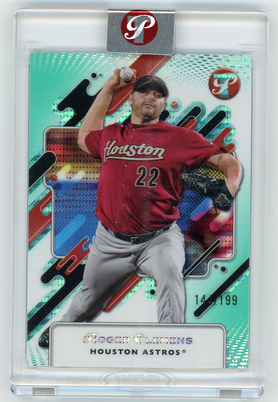 HL-P01 2025 Topps Pristine Roger Clemens #155 Aqua Refractor /199