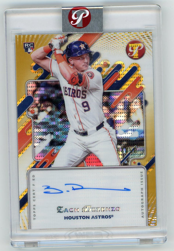 2025 Topps Pristine Zach Dezenzo #PA-ZD Gold Refractor /50 Auto RC