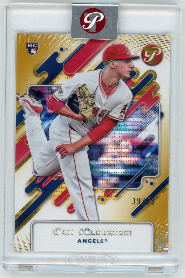2025 Topps Pristine Sam Aldegheri #150 Gold Refractor /50 RC