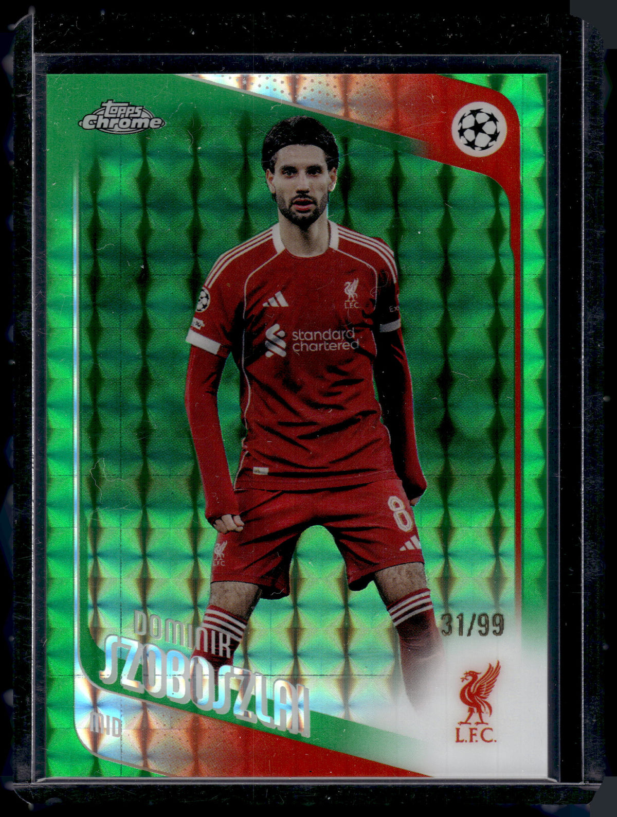 HL-P01 2026 Topps Chrome Dominik Szoboszlai #78 Green Geometric /99