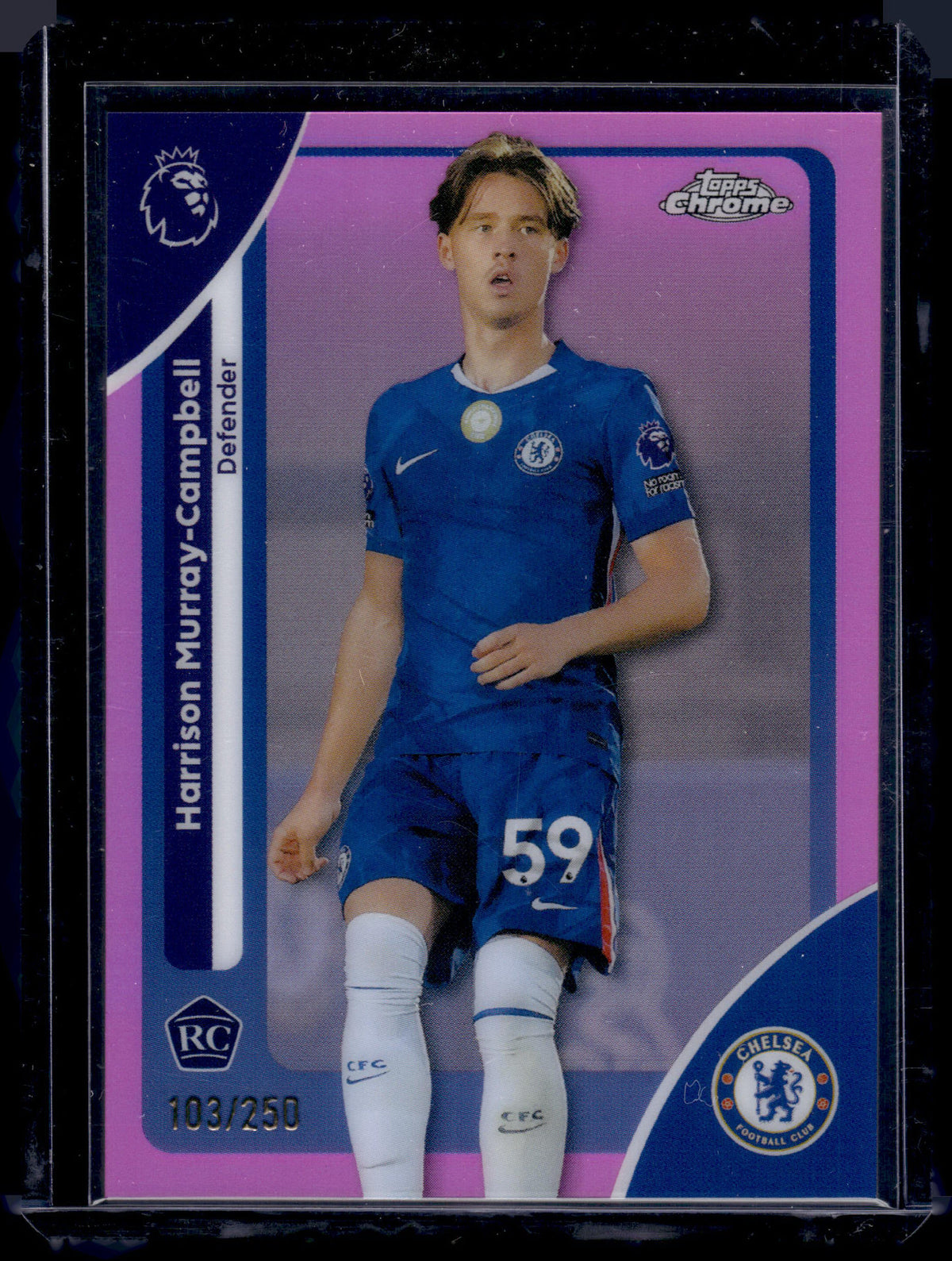 HL-P01 2025-26 Topps Chrome PL Harrison Murray-Campbell #69 Pink /250 RC