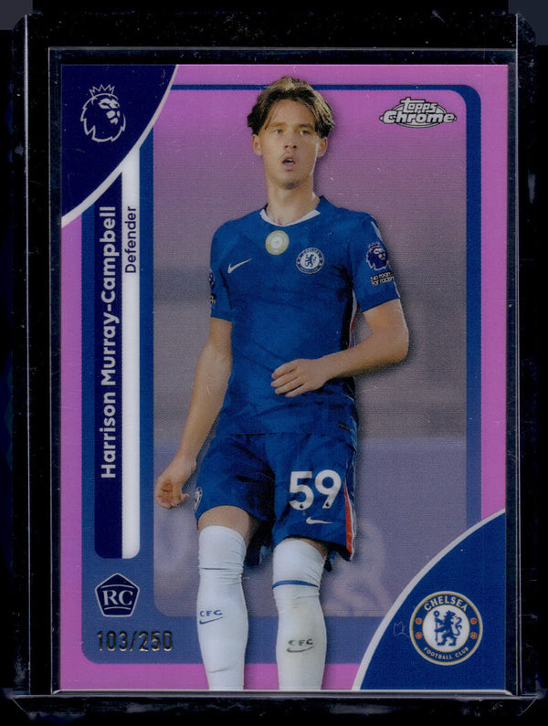 2025-26 Topps Chrome PL Harrison Murray-Campbell #69 Pink /250 RC