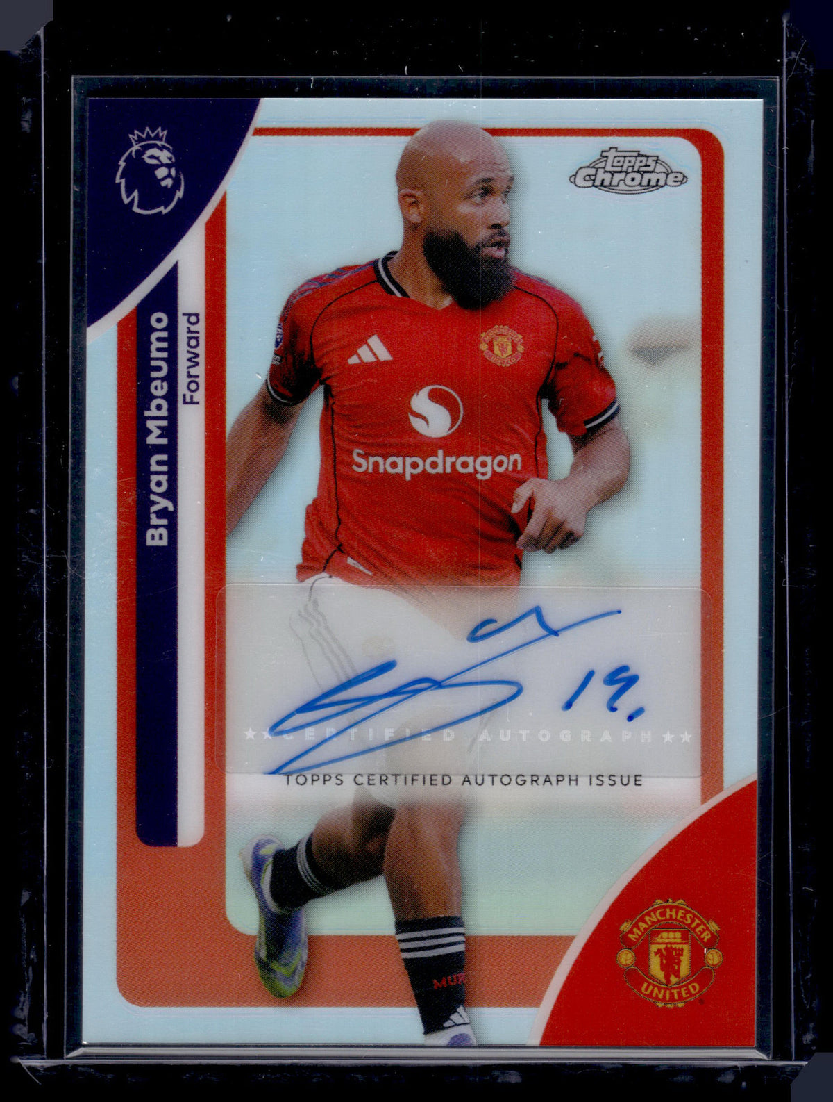 HL-P01 2026 Topps Chrome Premier League Bryan Mbeumo #CA-BM Auto