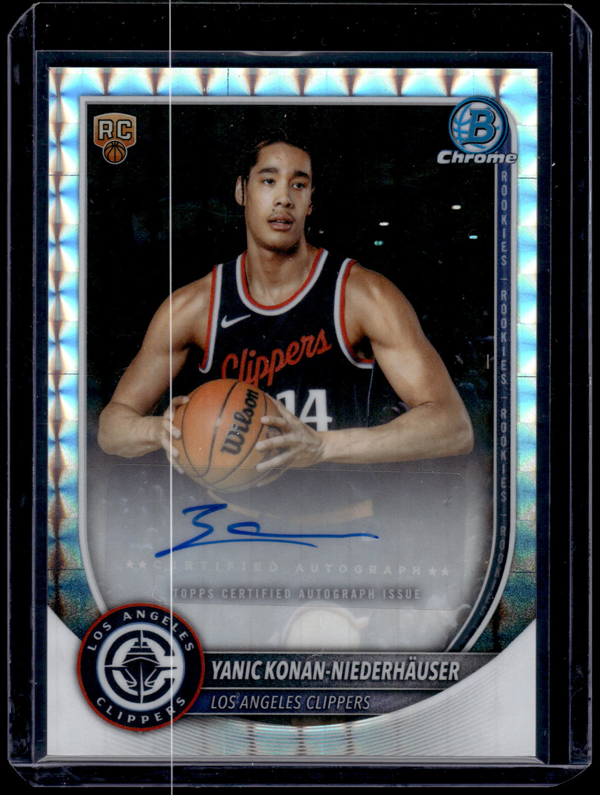 HL-P01 2025 Bowman Chrome Yanic Konan-Niederhauser #BCA-YK Geometric Auto RC