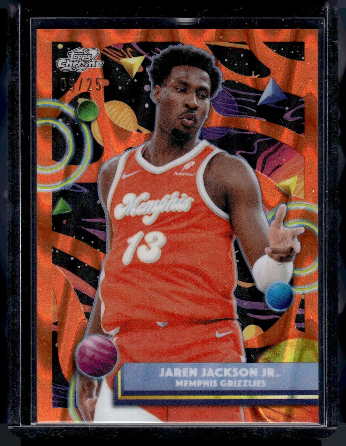 HL-P01 2026 Topps Chrome Cosmic Jaren Jackson Jr. #1 Orange RayWave /25