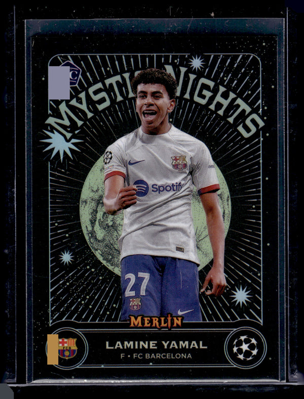 2024 Topps Merlin Heritage Mystic Nights Lamine Yamal #MN-8 RC