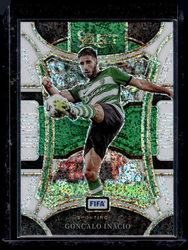 2024 Panini Select FIFA Mezzanine Goncalo Inacio #149 White Sparkle Prizm