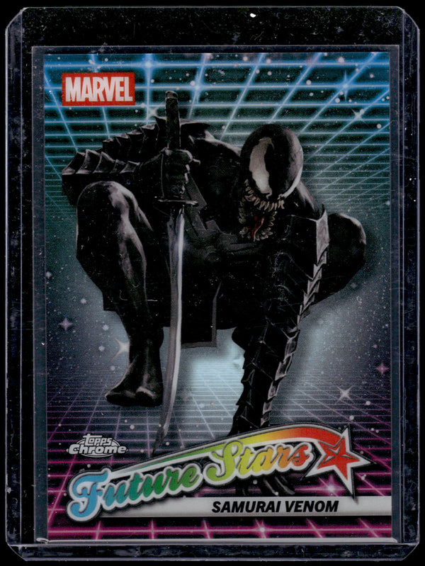 2025 Topps Chrome Marvel Future Star Samurai Venom Insert #FS-4 Refractor