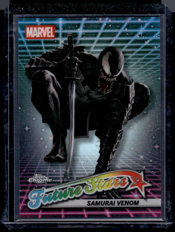 2025 Topps Chrome Marvel Future Star Samurai Venom Insert #FS-4 Refractor