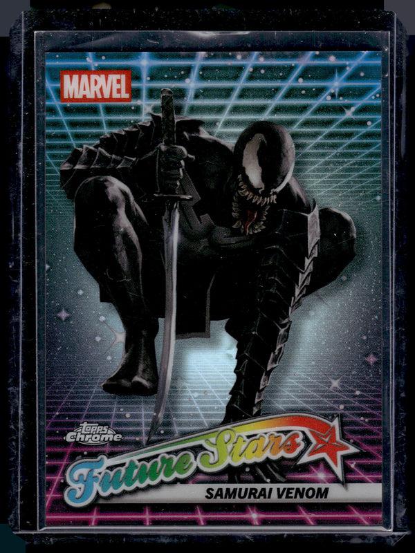 2025 Topps Chrome Marvel Future Star Samurai Venom Insert #FS-4 Refractor