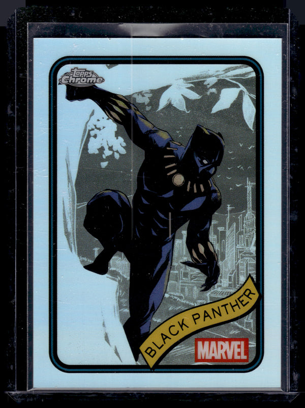 2025 Topps Chrome Marvel Black Panther #136 Refractor