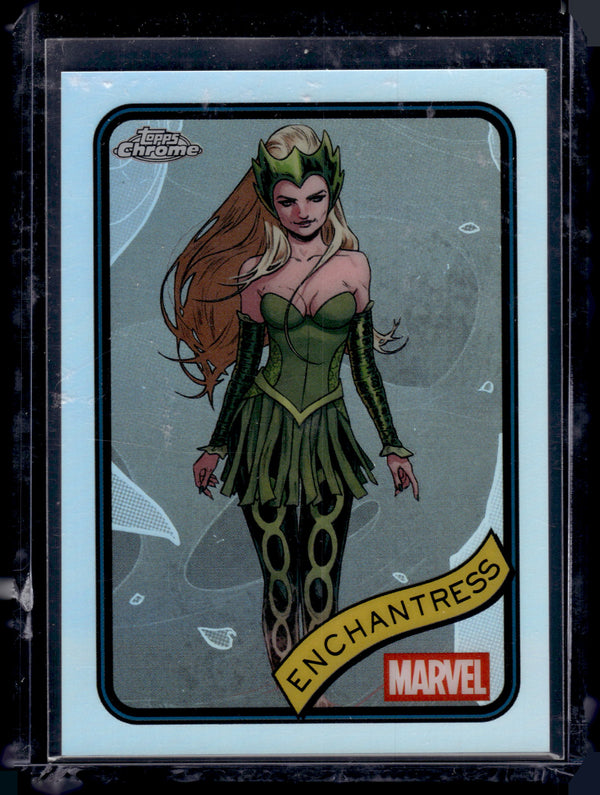 2025 Topps Chrome Marvel Enchantress #43 Refractor