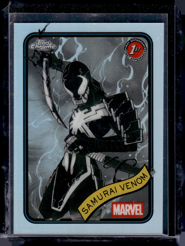 2025 Topps Chrome Marvel Samurai Venom 1st Appearance #127 Refractor