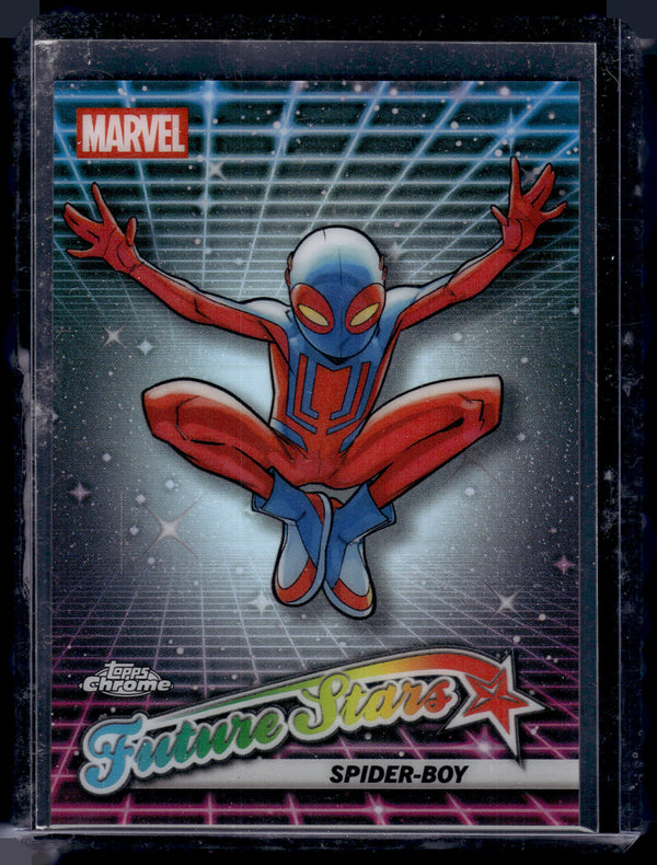 2025 Topps Chrome Marvel Future Stars Spider-Boy Insert #FS-7
