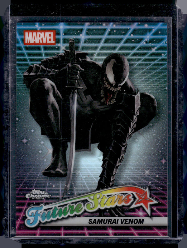 2025 Topps Chrome Marvel Future Stars Samurai Venom Insert #FS-4