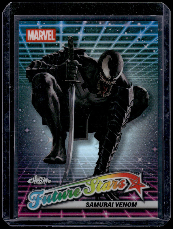 2025 Topps Chrome Marvel Future Stars Samurai Venom Insert #FS-4