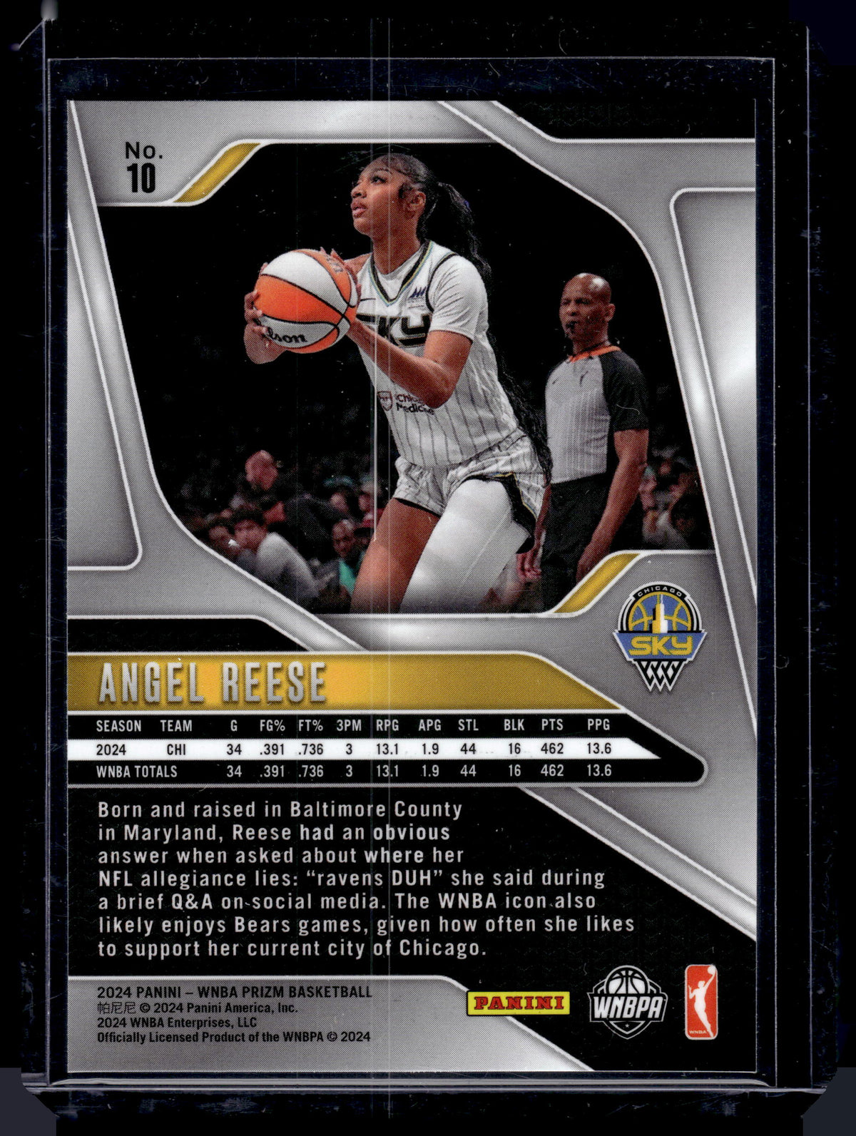 HL-P05 2024 Panini Prizm Angel Reese #10 RC