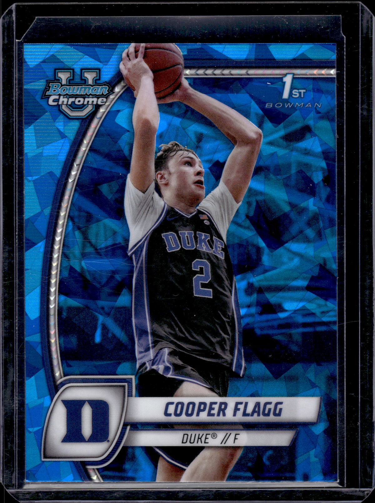 HL-P03 2025 Topps Bowman Chrome U Cooper Flagg #16 Blue Sapphire 1st Bowman