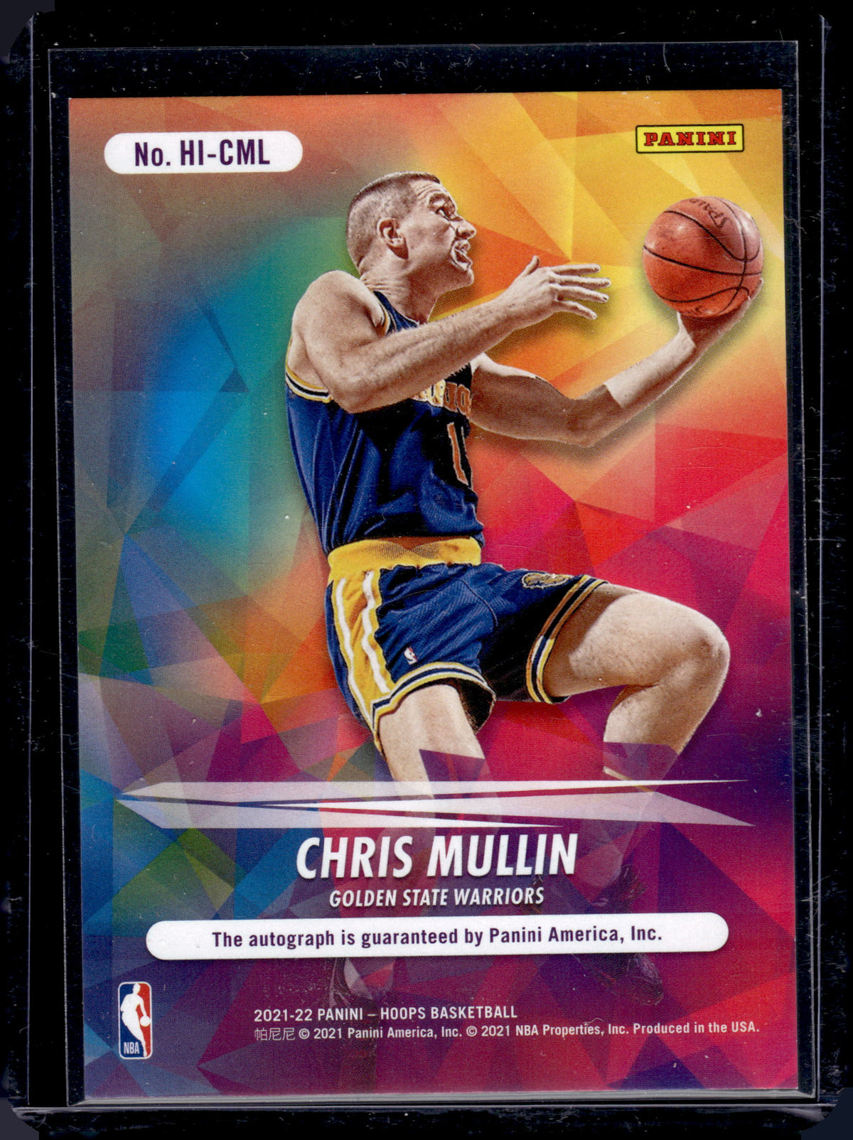 HL-P03 2021 Panini NBA Hoops Ink Chris Mullin #HI-CML Auto