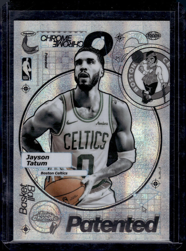 2025 Topps Chrome Patented Jayson Tatum #PD-7 Refractor