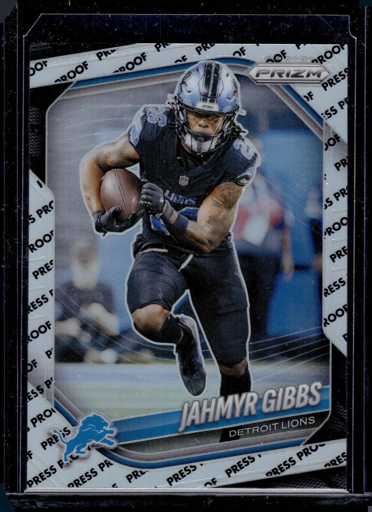 HL-P03 2025 Panini Prizm Football Jahmyr Gibbs #74 Press Proof