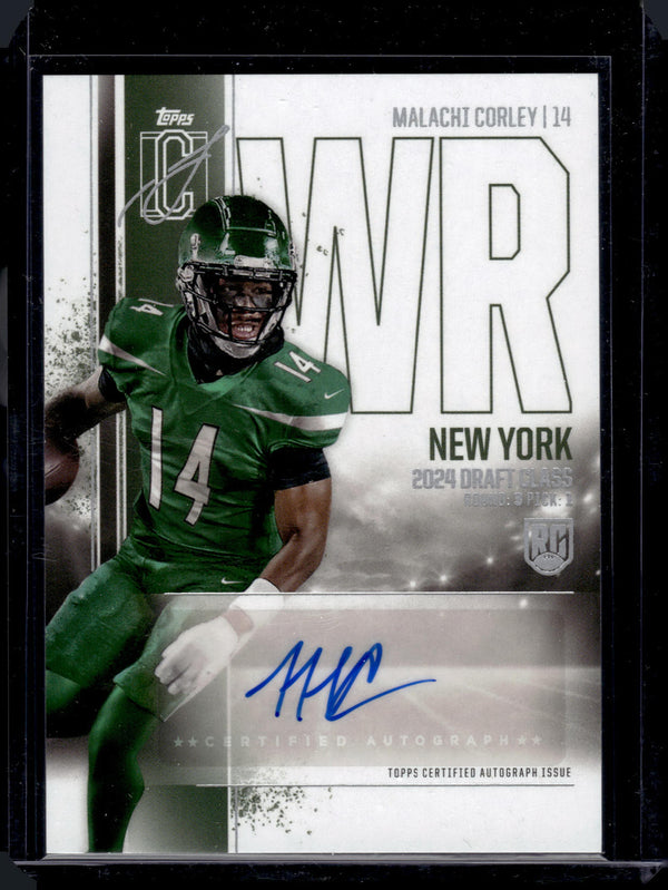 2024 Topps Signature Class Football Malachi Corley #RCA-MC Auto